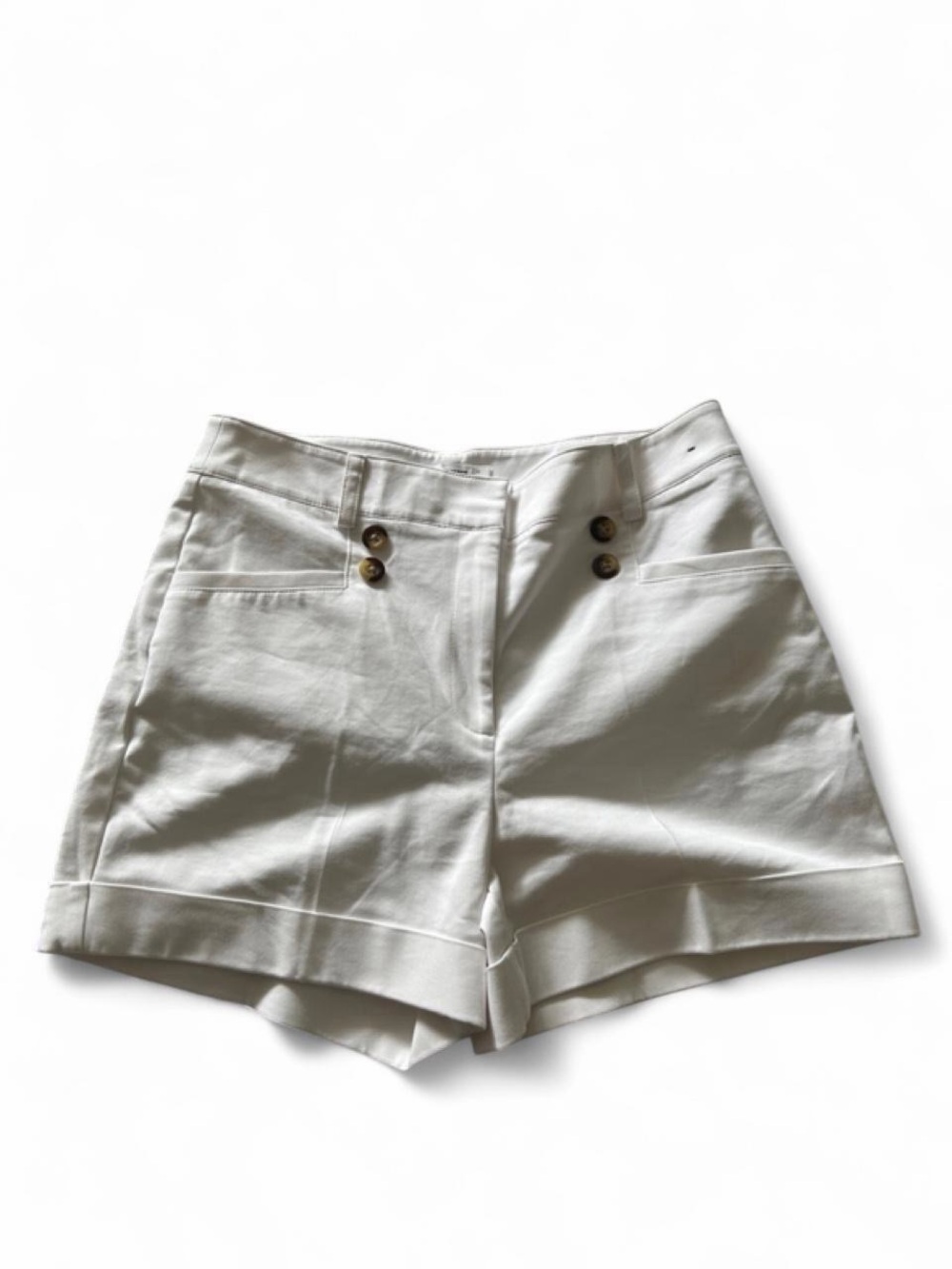 NWOT High-Rise White Women’s Shorts size 10